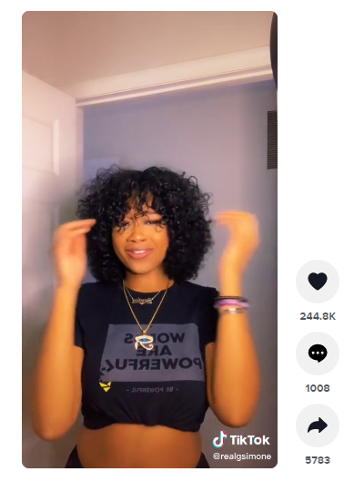 TikTok Ads Examples: Human Hair TikTok Ad